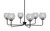 Toltec Lighting - 6206-MB-5110 - Six Light Chandelier - Sandia - Matte Black