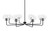 Toltec Lighting - 6208-MB-202 - Eight Light Chandelier - Sandia - Matte Black