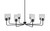 Toltec Lighting - 6208-MB-3002 - Eight Light Chandelier - Sandia - Matte Black