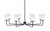 Toltec Lighting - 6208-MB-310 - Eight Light Chandelier - Sandia - Matte Black