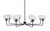 Toltec Lighting - 6208-MB-4102 - Eight Light Chandelier - Sandia - Matte Black