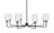 Toltec Lighting - 6208-MB-4250 - Eight Light Chandelier - Sandia - Matte Black