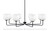 Toltec Lighting - 6208-MB-4811 - Eight Light Chandelier - Sandia - Matte Black