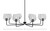 Toltec Lighting - 6208-MB-4812 - Eight Light Chandelier - Sandia - Matte Black