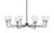 Toltec Lighting - 6208-MB-500 - Eight Light Chandelier - Sandia - Matte Black