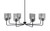 Toltec Lighting - 6208-MB-542 - Eight Light Chandelier - Sandia - Matte Black