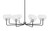 Toltec Lighting - 6208-MBGP-202 - Eight Light Chandelier - Sandia - Matte Black & Graphite