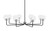 Toltec Lighting - 6208-MBGP-4100 - Eight Light Chandelier - Sandia - Matte Black & Graphite