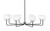 Toltec Lighting - 6208-MBGP-4101 - Eight Light Chandelier - Sandia - Matte Black & Graphite
