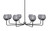 Toltec Lighting - 6208-MBGP-5112 - Eight Light Chandelier - Sandia - Matte Black & Graphite