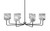 Toltec Lighting - 6208-MBGP-549 - Eight Light Chandelier - Sandia - Matte Black & Graphite