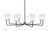 Toltec Lighting - 6208-MBNAB-310 - Eight Light Chandelier - Sandia - Matte Black & New Age Brass