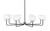 Toltec Lighting - 6208-MBNAB-4101 - Eight Light Chandelier - Sandia - Matte Black & New Age Brass