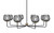 Toltec Lighting - 6208-MBNAB-4602 - Eight Light Chandelier - Sandia - Matte Black & New Age Brass