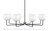 Toltec Lighting - 6208-MBNAB-4811 - Eight Light Chandelier - Sandia - Matte Black & New Age Brass