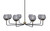 Toltec Lighting - 6208-MBNAB-5112 - Eight Light Chandelier - Sandia - Matte Black & New Age Brass