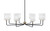 Toltec Lighting - 6208-MBNAB-541 - Eight Light Chandelier - Sandia - Matte Black & New Age Brass