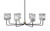 Toltec Lighting - 6208-MBNAB-549 - Eight Light Chandelier - Sandia - Matte Black & New Age Brass