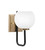 Toltec Lighting - 6221-MBNAB-4101 - One Light Wall Sconce - Sandia - Matte Black & New Age Brass
