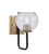 Toltec Lighting - 6221-MBNAB-4102 - One Light Wall Sconce - Sandia - Matte Black & New Age Brass