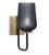 Toltec Lighting - 6221-MBNAB-4252 - One Light Wall Sconce - Sandia - Matte Black & New Age Brass
