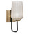 Toltec Lighting - 6221-MBNAB-4253 - One Light Wall Sconce - Sandia - Matte Black & New Age Brass