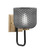 Toltec Lighting - 6221-MBNAB-4612 - One Light Wall Sconce - Sandia - Matte Black & New Age Brass