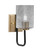 Toltec Lighting - 6221-MBNAB-542 - One Light Wall Sconce - Sandia - Matte Black & New Age Brass