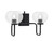 Toltec Lighting - 6222-MB-202 - Two Light Bath Bar - Sandia - Matte Black