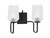Toltec Lighting - 6222-MB-4250 - Two Light Bath Bar - Sandia - Matte Black