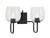 Toltec Lighting - 6222-MB-4812 - Two Light Bath Bar - Sandia - Matte Black
