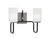 Toltec Lighting - 6222-MBGP-3001 - Two Light Bath Bar - Sandia - Matte Black & Graphite