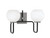 Toltec Lighting - 6222-MBGP-4101 - Two Light Bath Bar - Sandia - Matte Black & Graphite