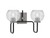 Toltec Lighting - 6222-MBGP-4102 - Two Light Bath Bar - Sandia - Matte Black & Graphite