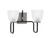 Toltec Lighting - 6222-MBGP-500 - Two Light Bath Bar - Sandia - Matte Black & Graphite