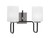 Toltec Lighting - 6222-MBGP-541 - Two Light Bath Bar - Sandia - Matte Black & Graphite