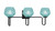 Toltec Lighting - 6223-MB-4625 - Three Light Bath Bar - Sandia - Matte Black