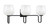 Toltec Lighting - 6223-MB-4811 - Three Light Bath Bar - Sandia - Matte Black