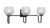 Toltec Lighting - 6223-MB-5110 - Three Light Bath Bar - Sandia - Matte Black