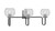 Toltec Lighting - 6223-MBGP-4102 - Three Light Bath Bar - Sandia - Matte Black & Graphite