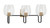 Toltec Lighting - 6223-MBNAB-4810 - Three Light Bath Bar - Sandia - Matte Black & New Age Brass