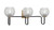 Toltec Lighting - 6223-MBNAB-5110 - Three Light Bath Bar - Sandia - Matte Black & New Age Brass