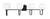 Toltec Lighting - 6224-MB-4101 - Four Light Bath Bar - Sandia - Matte Black