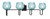 Toltec Lighting - 6224-MB-4605 - Four Light Bath Bar - Sandia - Matte Black