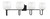 Toltec Lighting - 6224-MB-4811 - Four Light Bath Bar - Sandia - Matte Black