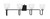 Toltec Lighting - 6224-MB-500 - Four Light Bath Bar - Sandia - Matte Black