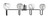Toltec Lighting - 6224-MBGP-4109 - Four Light Bath Bar - Sandia - Matte Black & Graphite