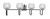 Toltec Lighting - 6224-MBGP-5110 - Four Light Bath Bar - Sandia - Matte Black & Graphite