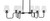 Toltec Lighting - 6236-MB-210 - Six Light Bar - Sandia - Matte Black