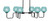 Toltec Lighting - 6236-MB-4625 - Six Light Bar - Sandia - Matte Black